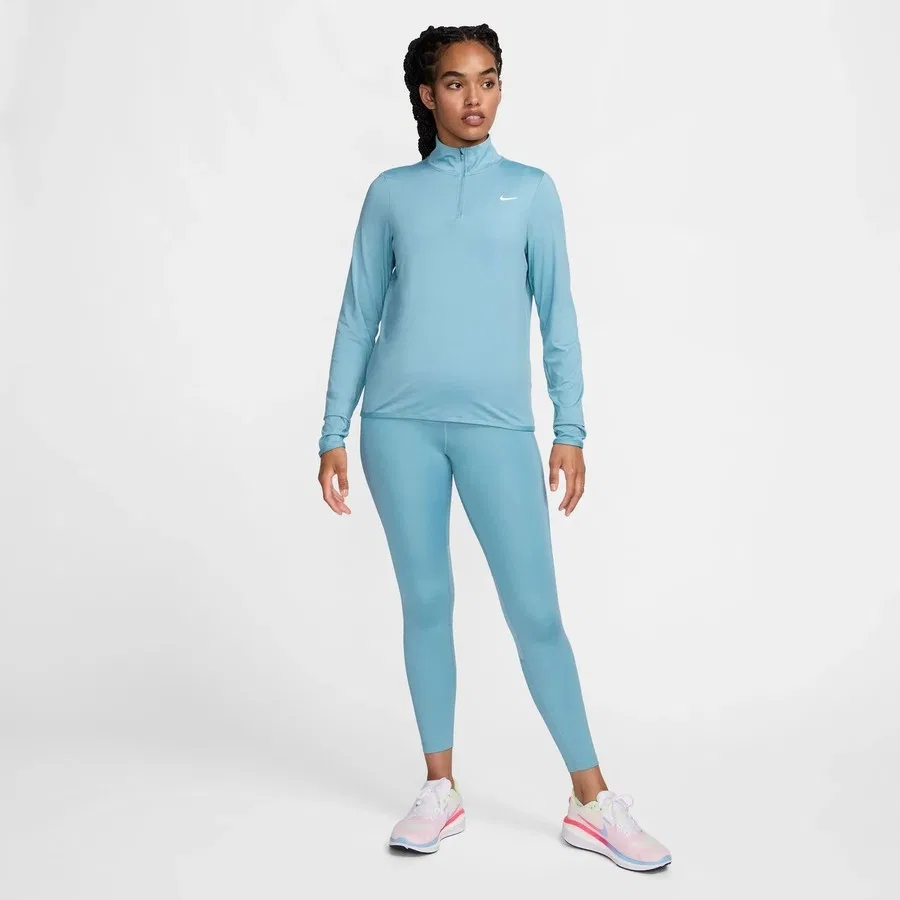 Женские спортивные леггинсы с высокой посадкой и карманами Epic Fast Nike, Синий