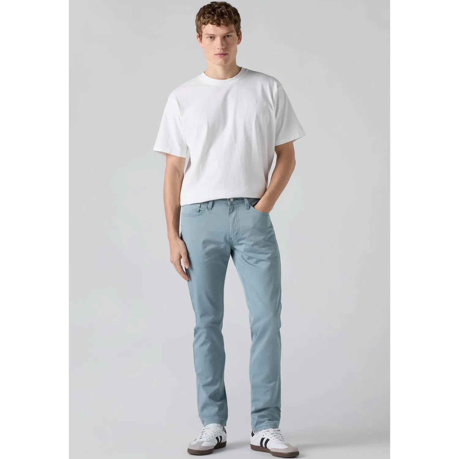 Мужские джинсы slim-fit с логотипом Levi's, Lead S TWLL — фото 2