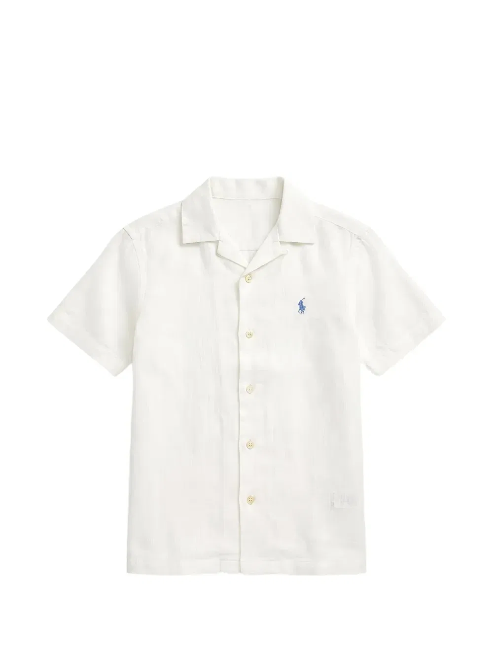 Рубашка с вышитым логотипом Polo Ralph Lauren Kids, белый