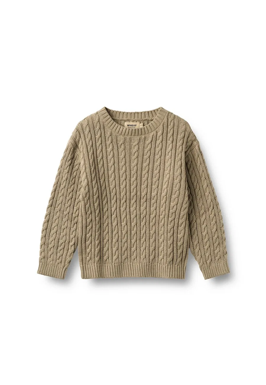 Свитер WHEAT 'Oliver', серо-коричневый