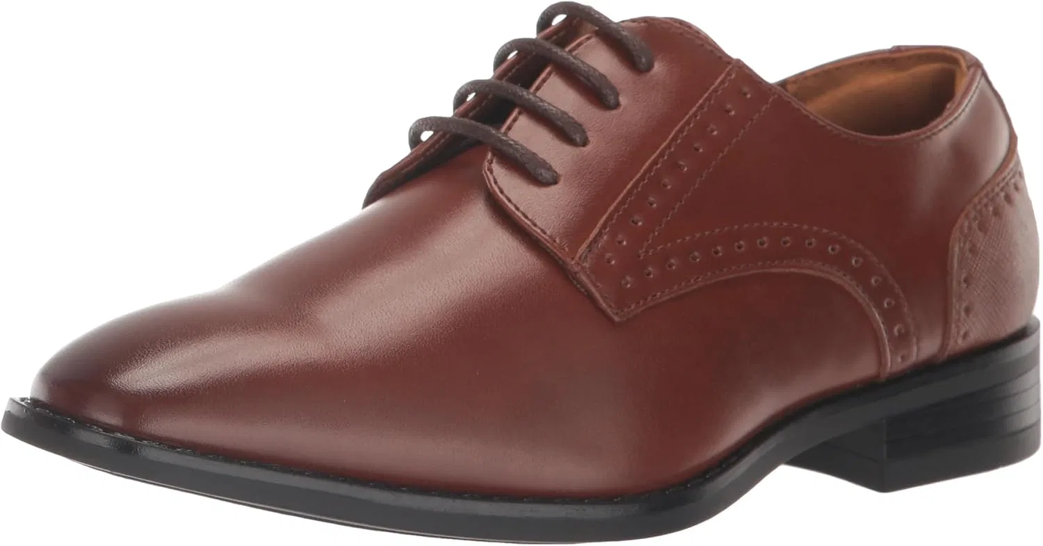 Детские оксфорды для мальчиков Kalvin Stacy Adams, Cognac