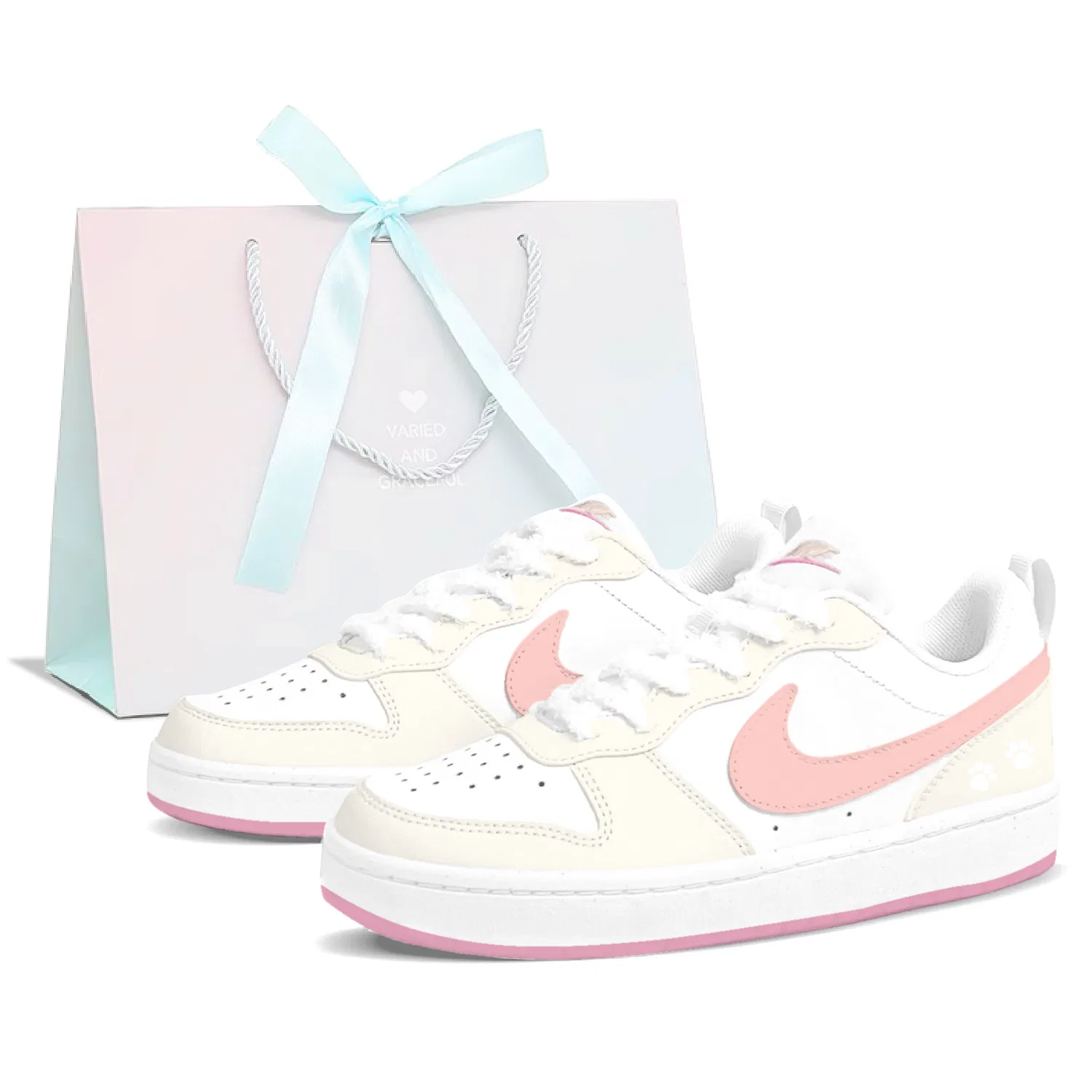 Детские кеды Nike Court Borough Yellow