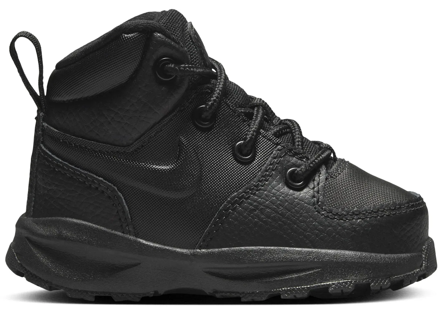 Детские ботинки с высокой посадкой Nike Manoa Nike, Black/Black/Black