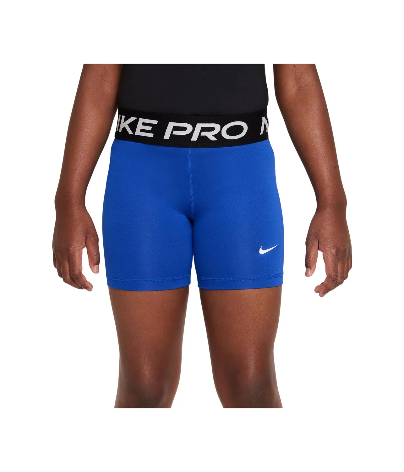 Шорты Pro Dri-FIT 5" (для детей постарше) Nike Kids, Game Royal/White — фото 4