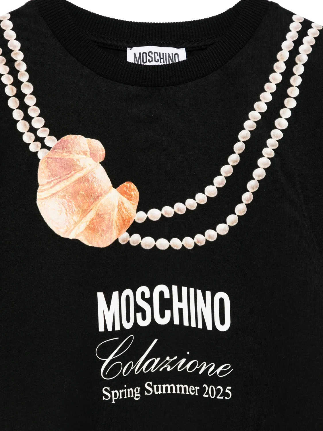 Футболка с графическим принтом Moschino, черный — фото 2