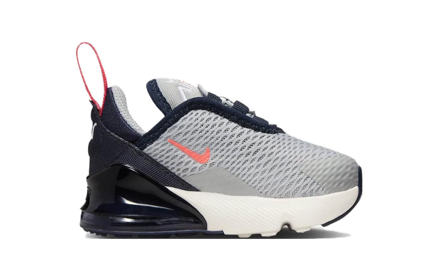 Детские кроссовки для мальчиков Nike Air Max 270, Gray Black — фото 4