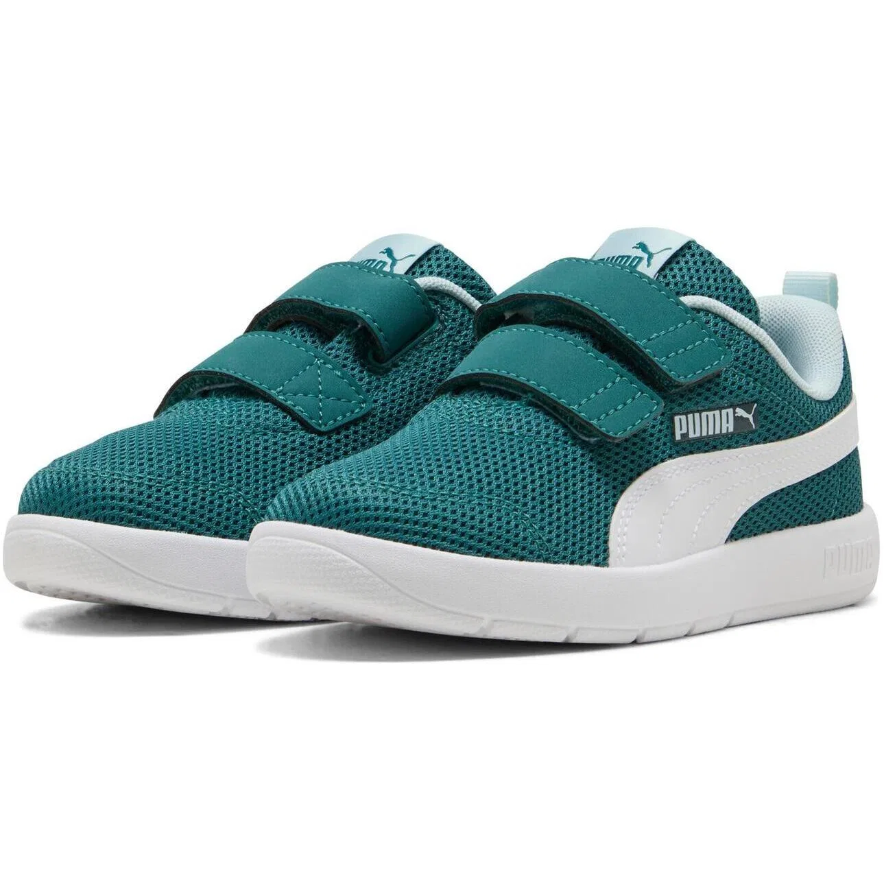 Детские кроссовки Puma Courtflex V3 Mesh Ps, Blau — фото 3