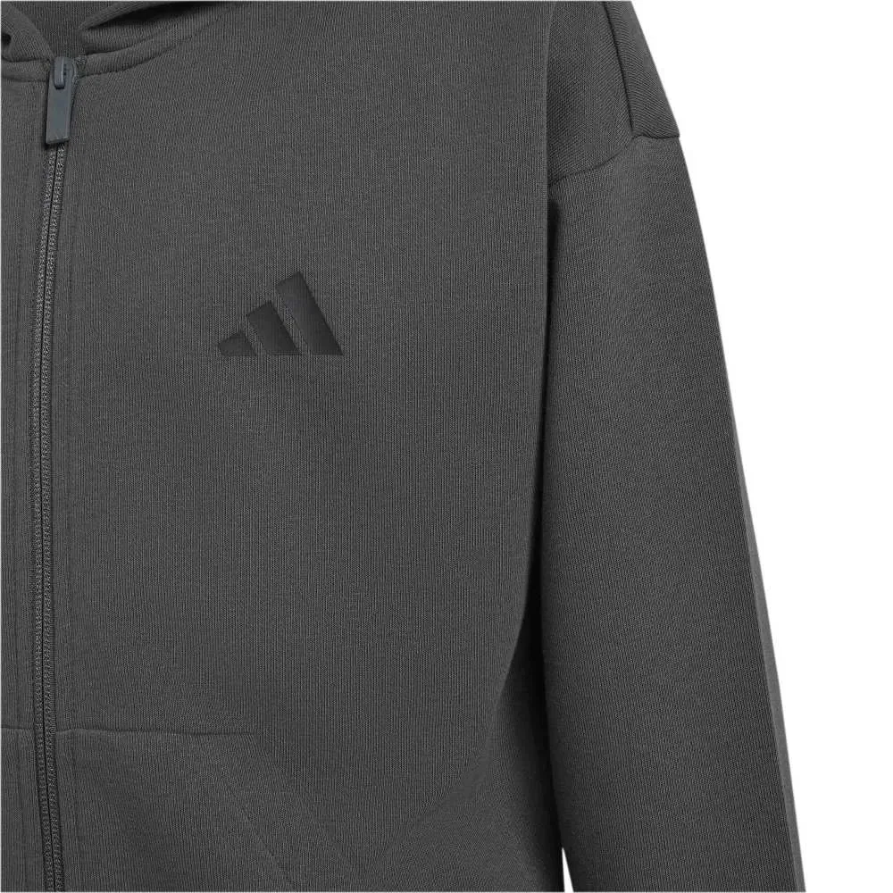 Толстовка на молнии Adidas Essentials Adidas, серый — фото 3
