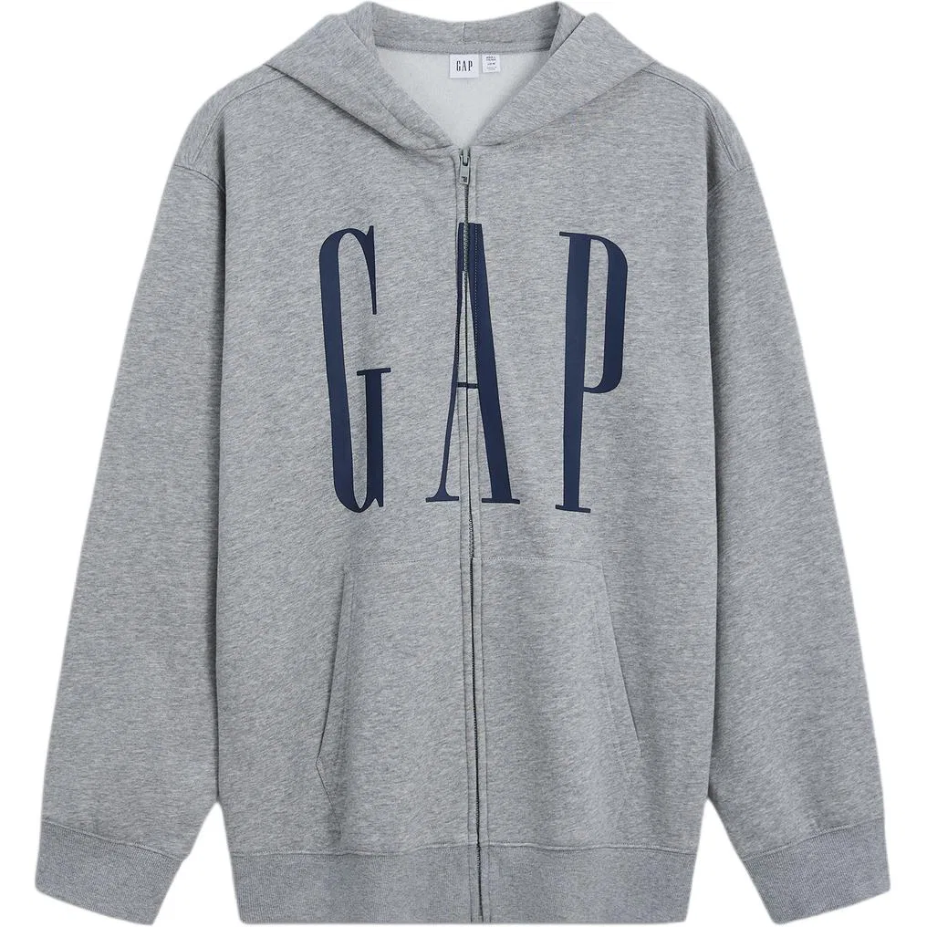 Мужской свитшот с капюшоном, серый, GAP