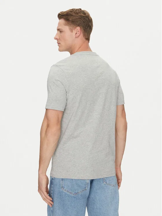 Футболка regular fit Center Stack Tommy Hilfiger, серый — фото 3