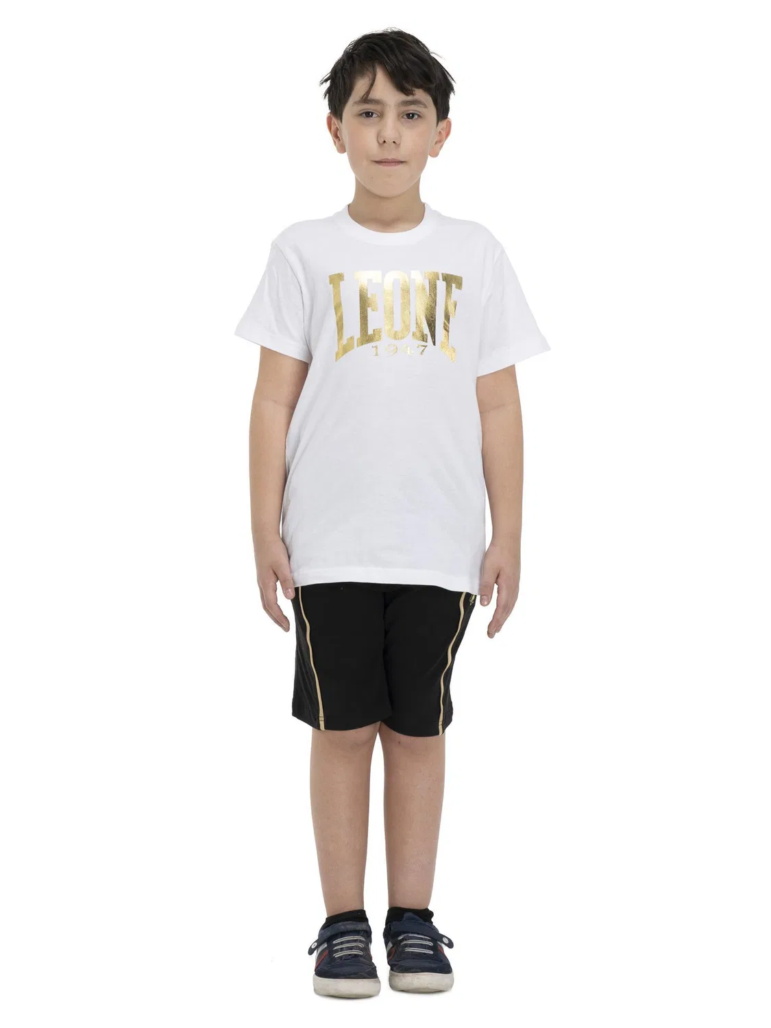 Детский спортивный костюм Gold Line Leone 1947 Apparel, Weiß Schwarz