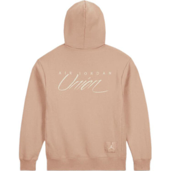 Толстовка Air Jordan Fleece Hoodie x Union 'Beige', бежевый — фото 2