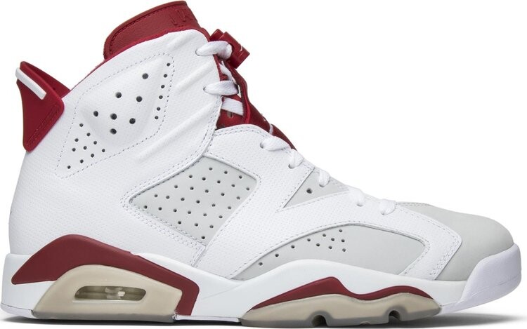 

Кроссовки Air Jordan 6 Retro Alternate, белый, Белый;серый, Кроссовки Air Jordan 6 Retro Alternate, белый