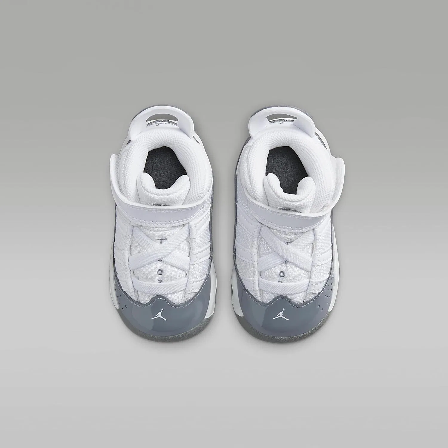 Детские кроссовки для мальчиков Jordan 6 Rings Nike, White/White/Cool Grey — фото 4