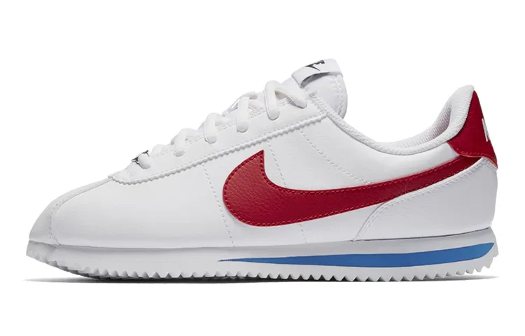 Детские кроссовки для бега с классическим дизайном Cortez Basic SL Nike, White Red