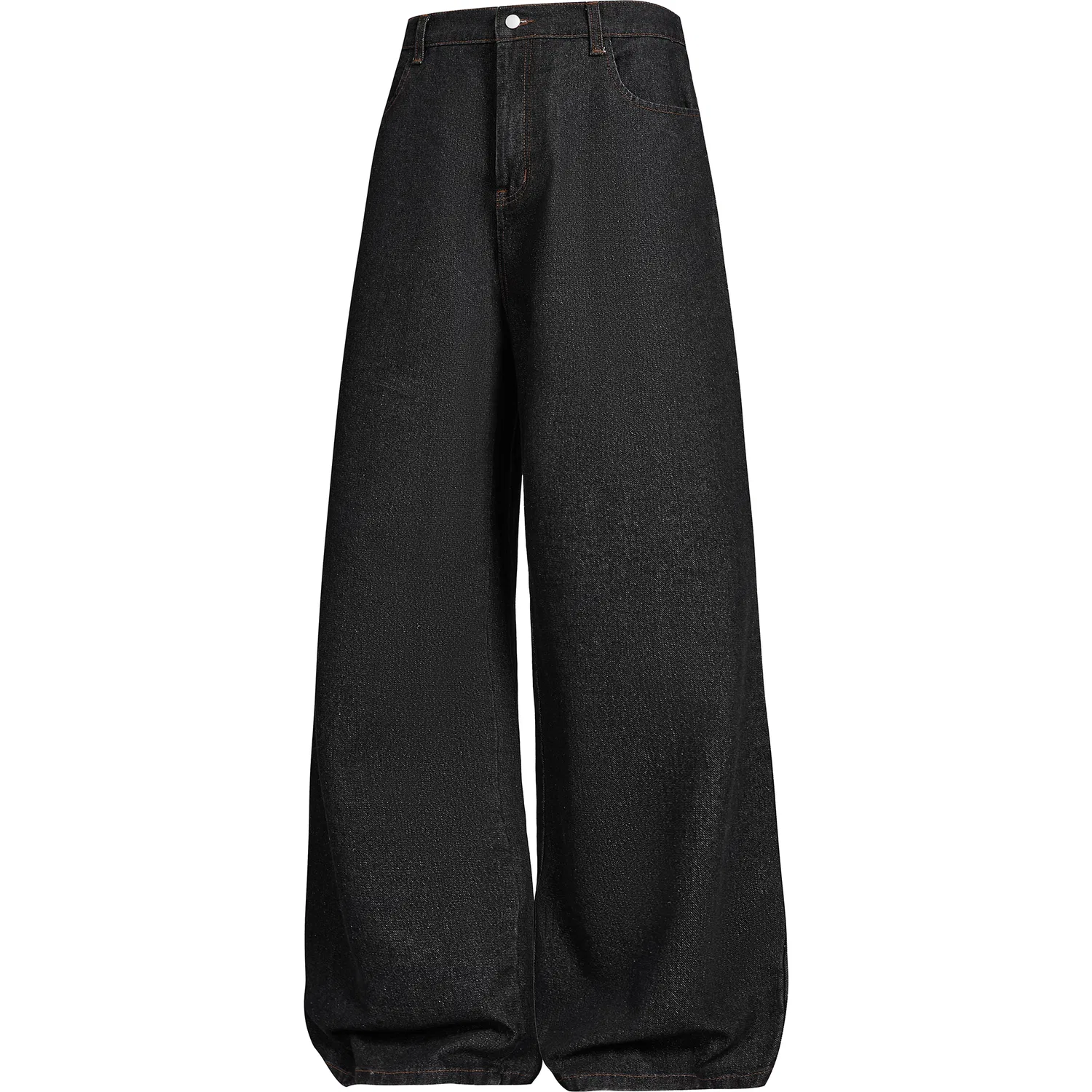 Детские джинсы унисекс с широкими штанинами Raw Black Jeep, Black