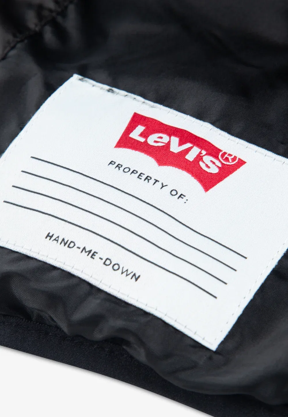 Теплый пуховик - зимняя куртка Levi'S, Jet Black — фото 4