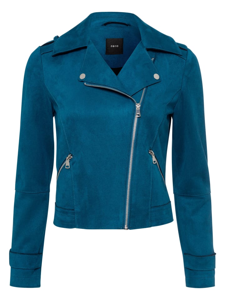 

Куртка Zero Bikerjacke, цвет Veloursleder-OptikSailor Blue