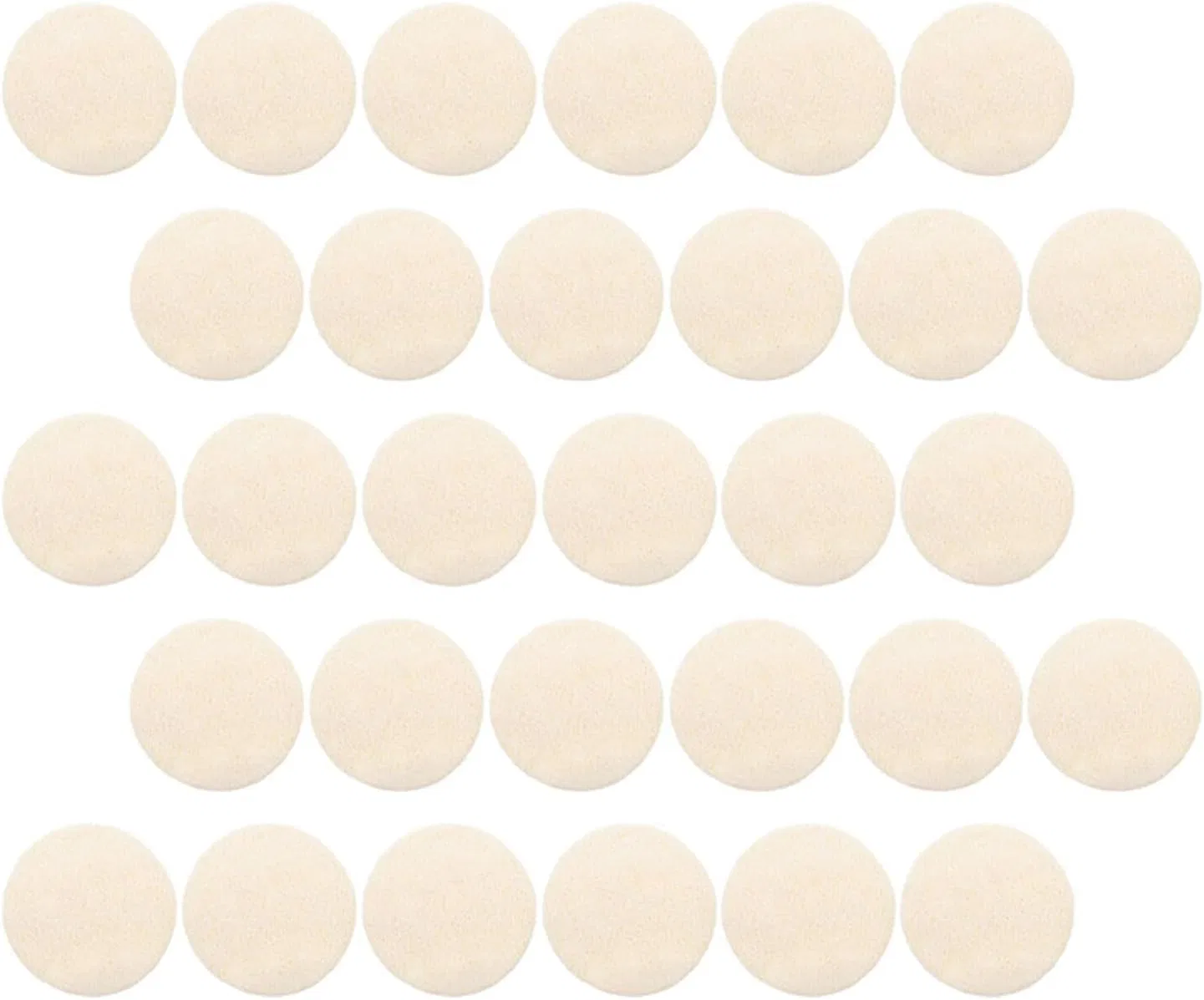 Набор скрабов для лица и тела из люфы, 50 шт, CONGARTENO, 93 г, Beige