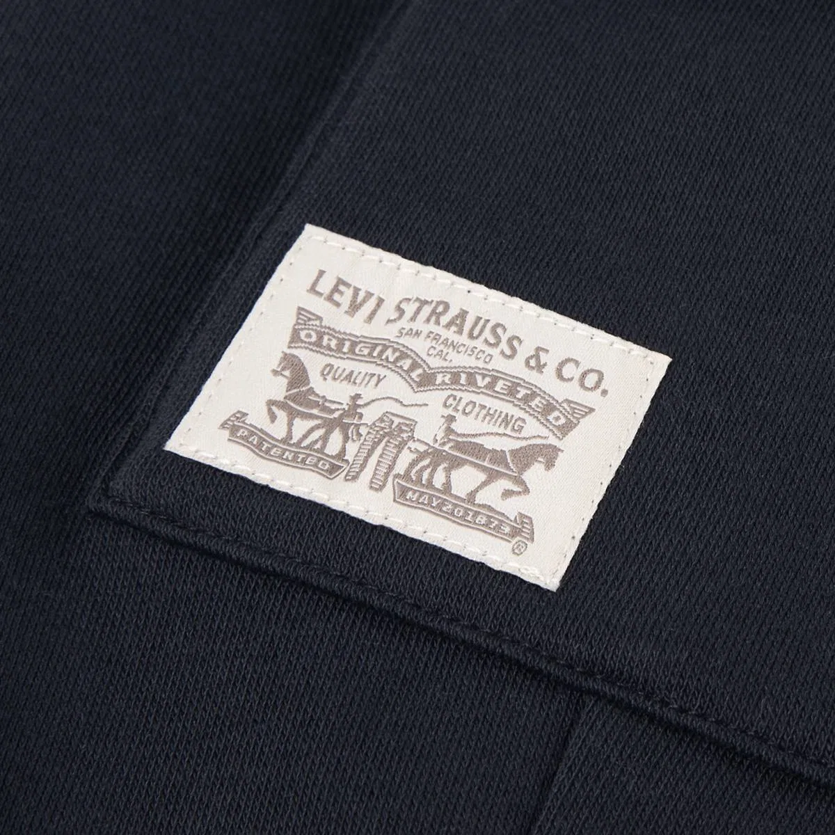 Свободные спортивные штаны для мальчиков 4-7 лет, модель Two horse baggy cargo Levi's, Jet Black - Black — фото 4