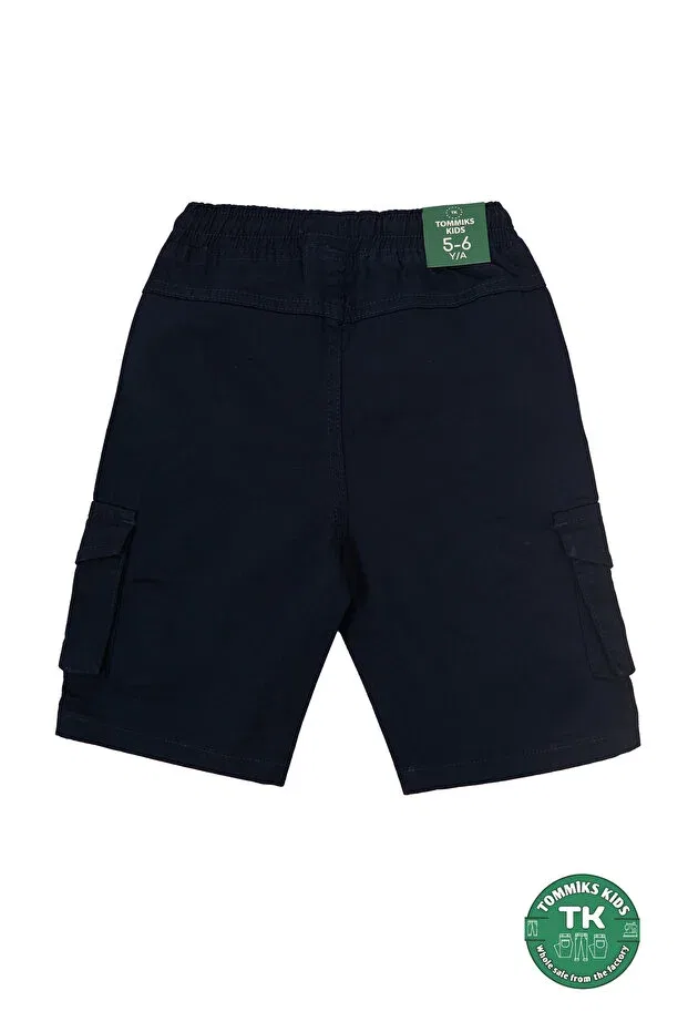 Детские шорты для мальчиков с карманами Tommiks Kids, Navy Blue — фото 2