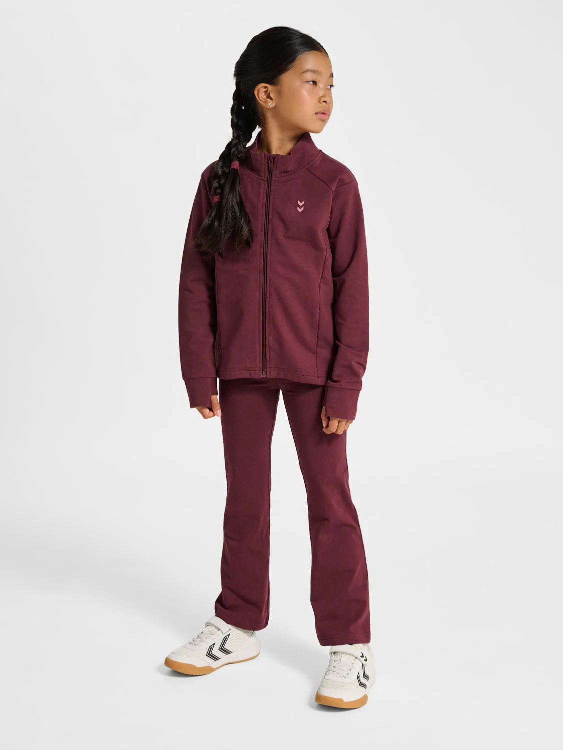 Детская куртка с молнией Hmljr Soft Hummel, Red — фото 3