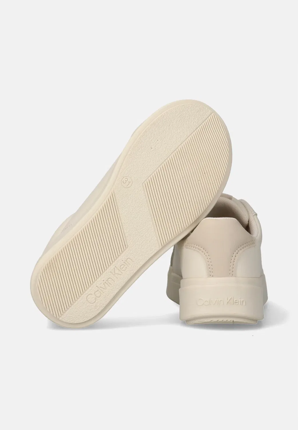 Кроссовки da bambino con lacci - кроссовки Calvin Klein, Bianco — фото 4