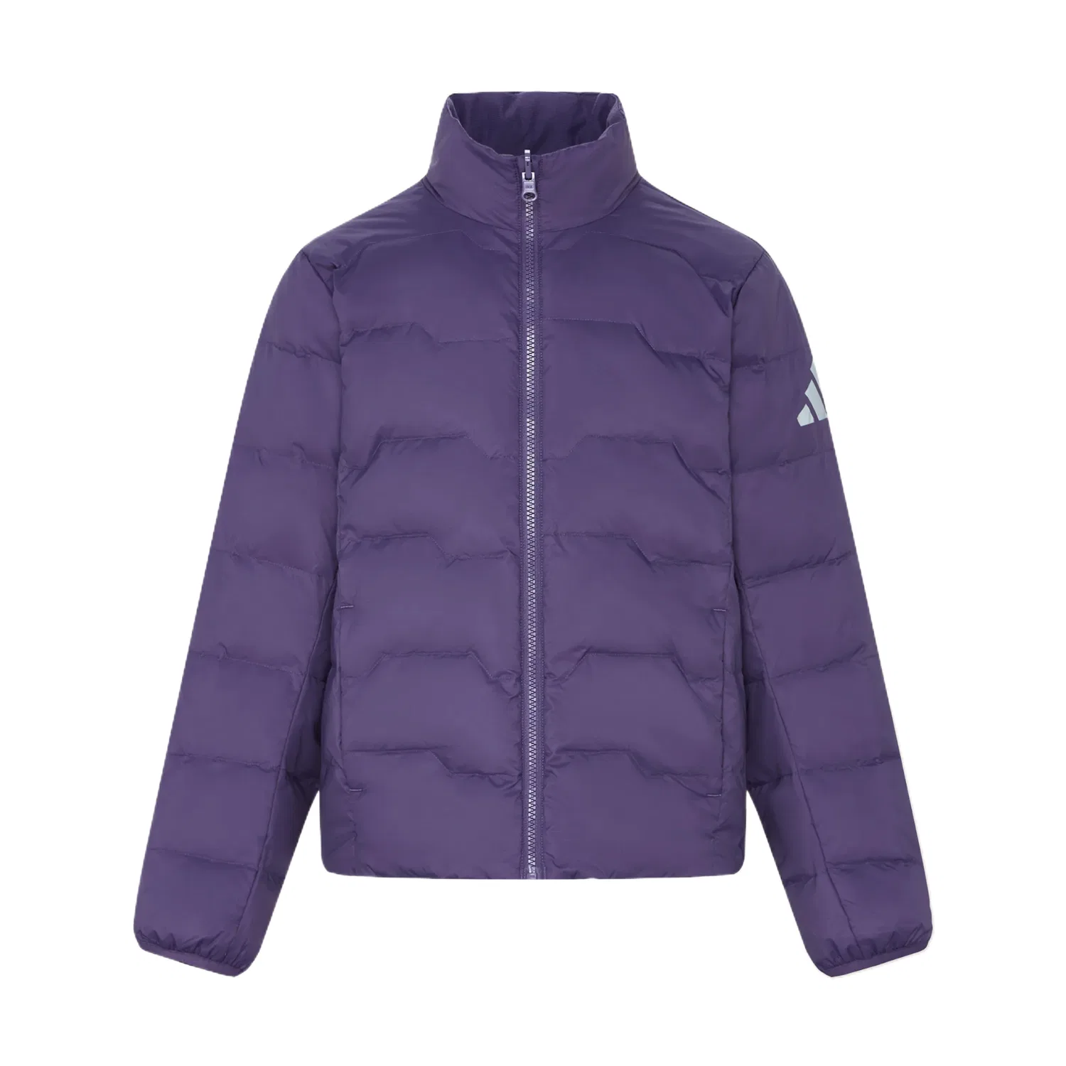 Детская куртка на пуху с капюшоном Adidas, Powder Plum Purple/Technology Purple — фото 3
