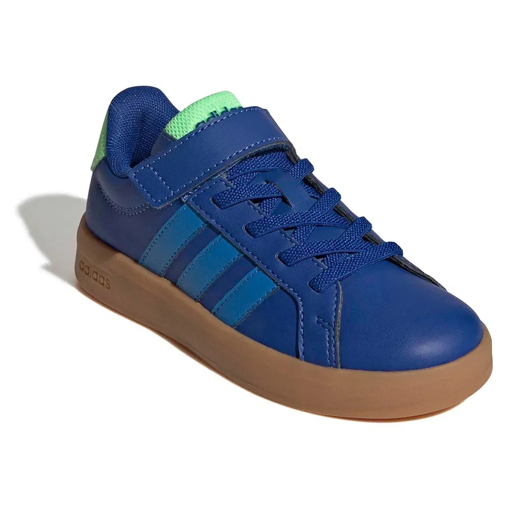 Кроссовки детские Grand Court Adidas, синий — фото 2