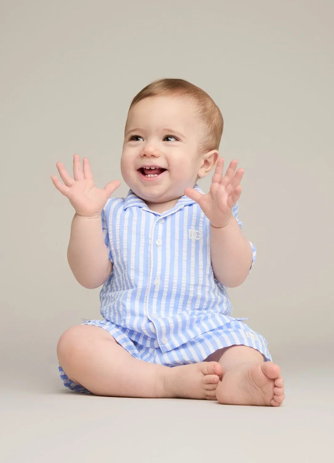 Шорты хлопковые Dolce&Gabbana Kids, синий — фото 4
