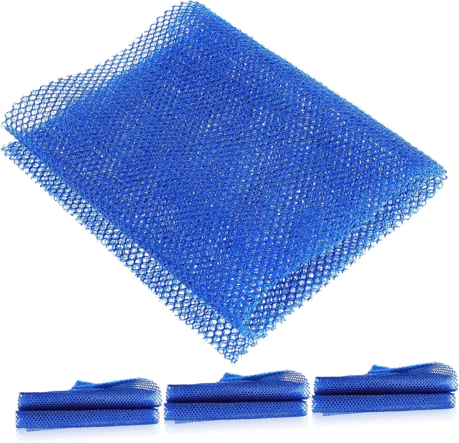 Набор мочалок для тела African Mesh Body Scrub, 4 шт, IWOWHERO, 72 г