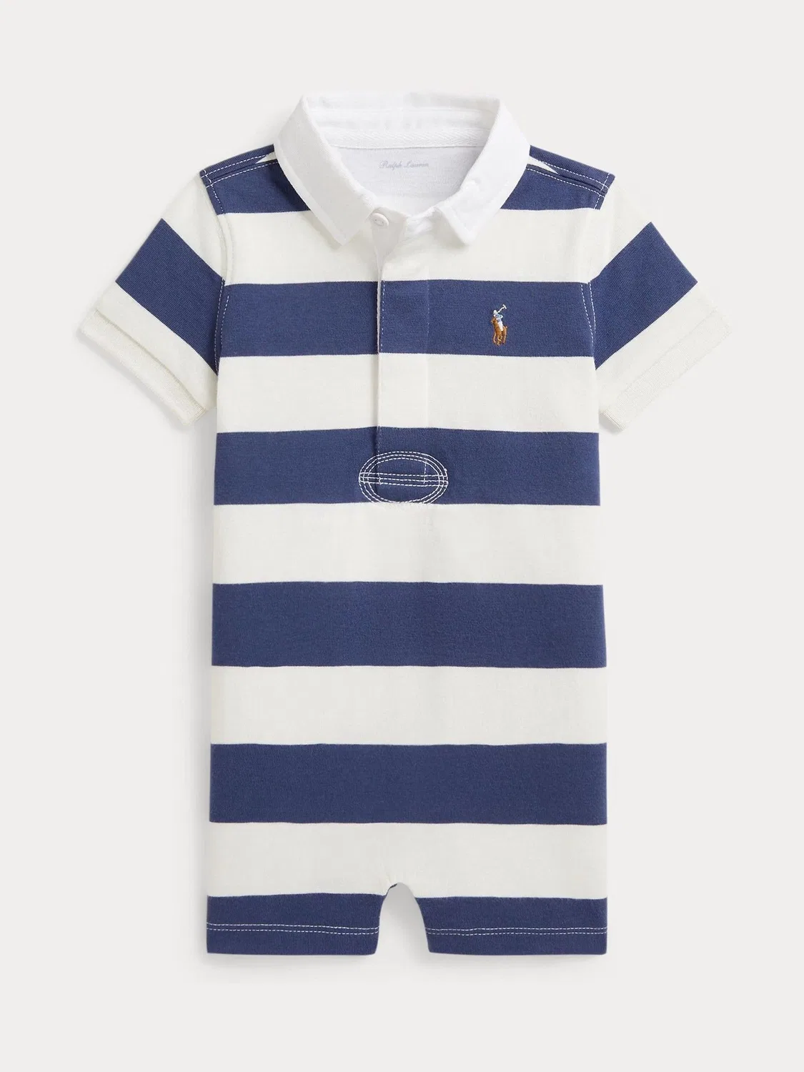 Комбинезон-регби с полосками Polo Ralph Lauren, синий