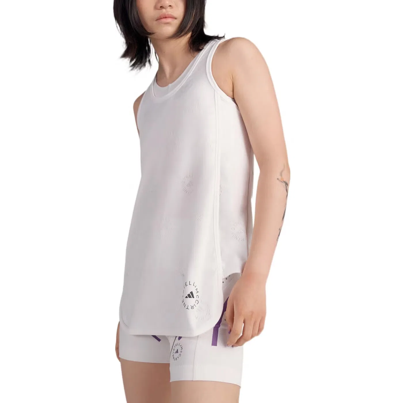 Майка белая Adidas by Stella McCartney Made to Be Remade — фото 3