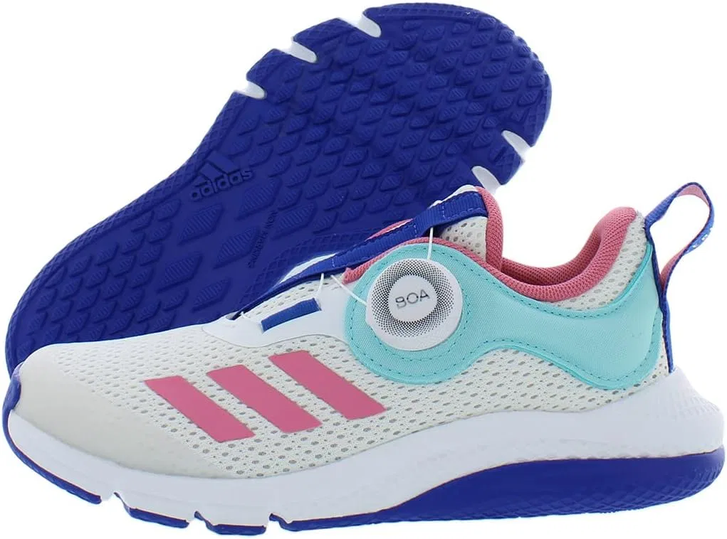 Детские кроссовки для девочек ActiveFlex BOA, White/Blue-White