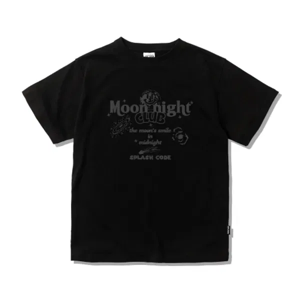 Футболка с коротким рукавом Moon Night, Splashcode Kids, черный