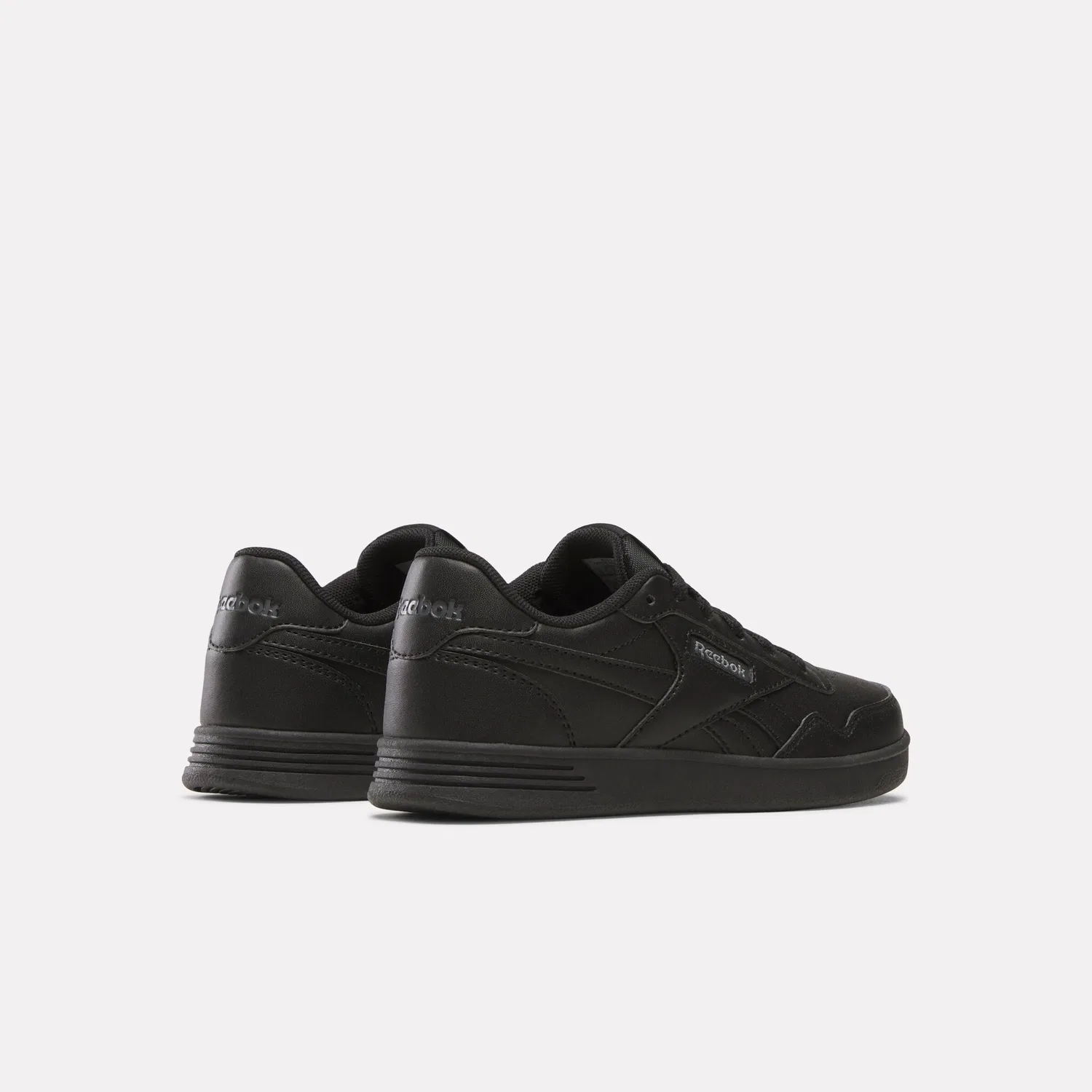 Детские кроссовки на шнуровке Reebok Classic, Black — фото 4