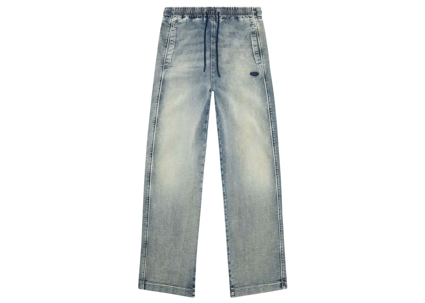 Мужские джинсы прямого кроя D-Martians Track Denim Diesel, Medium Blue