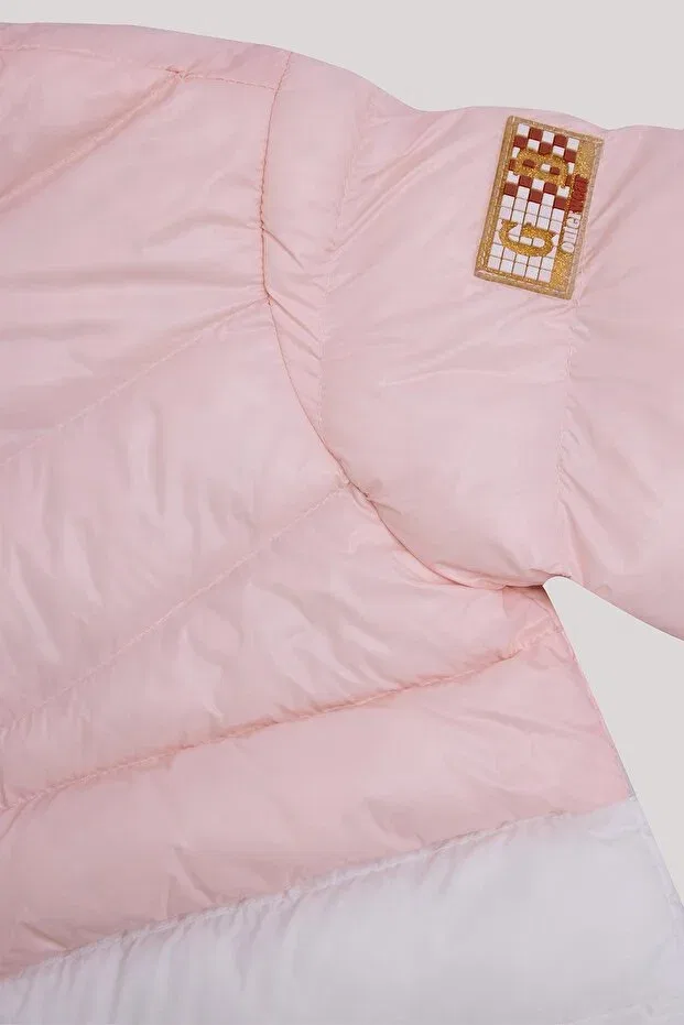 Детское пальто для девочек с длинным рукавом Gb Baby, Pink — фото 3