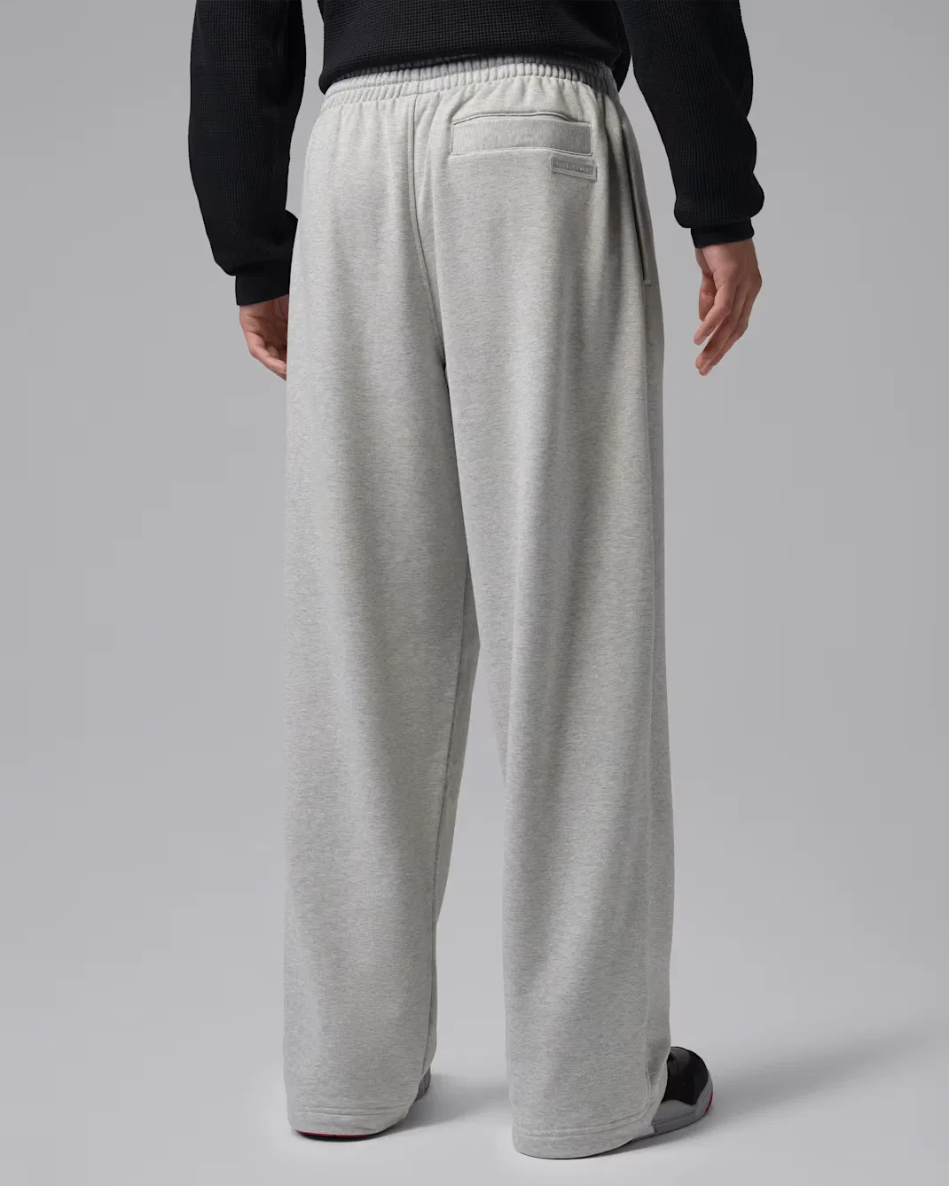 Мужские брюки Jordan Flight Fleece, Grey Heather — фото 2