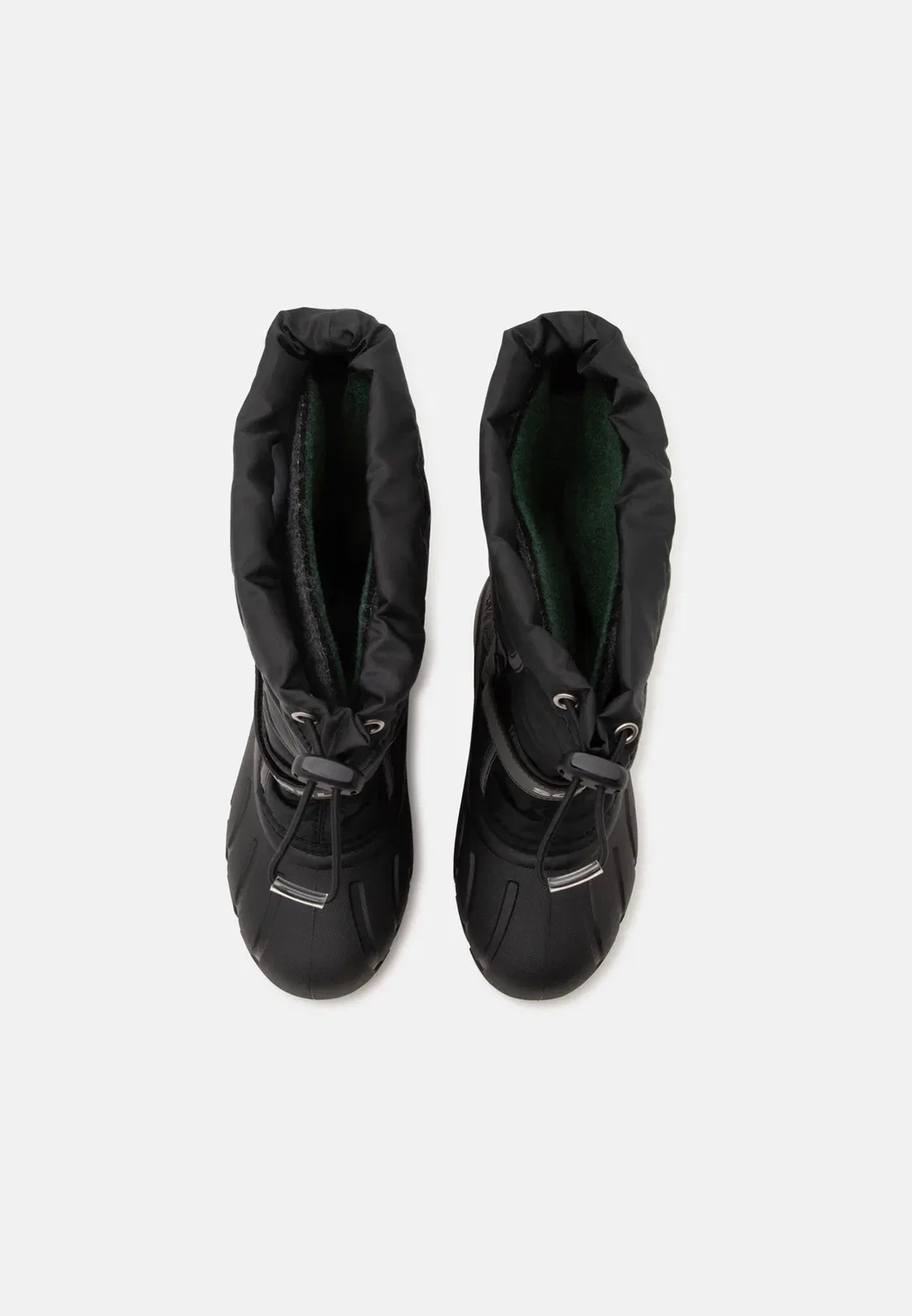 Детские унисекс сапоги с ворсом для детей постарше - зимние сапоги Sorel, Black/Sea Salt — фото 4