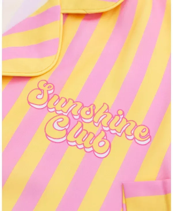 Детский комплект для девочек с принтом Sunshine Club Silky Set Sunshine Society, мультиколор — фото 3