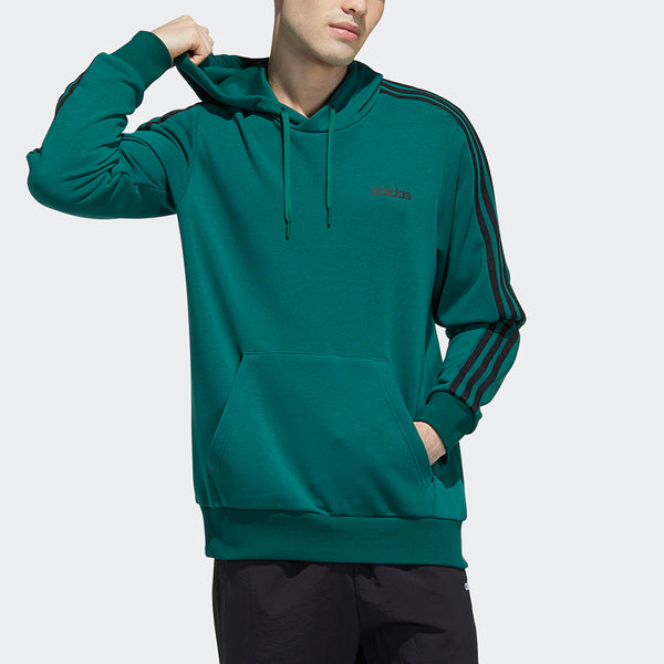 Толстовка neo casual sports hooded pullover green Adidas, зеленый — фото 2