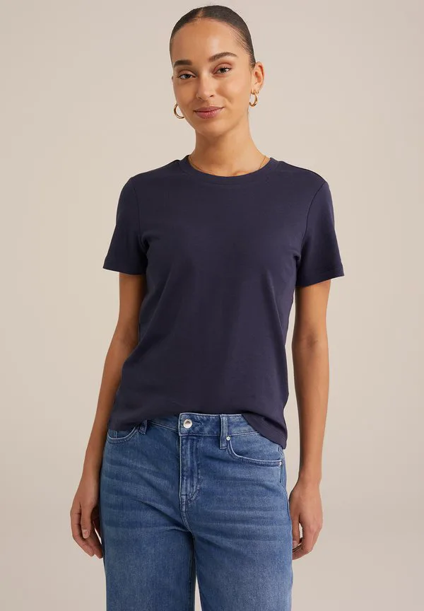 

Простая футболка We Fashion, Dark Blue, Серый, Простая футболка We Fashion, Dark Blue