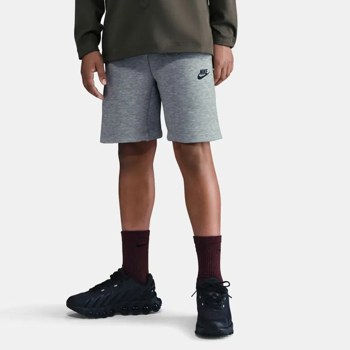 Детские шорты для мальчиков из флиса Tech Fleece Nike, Gris