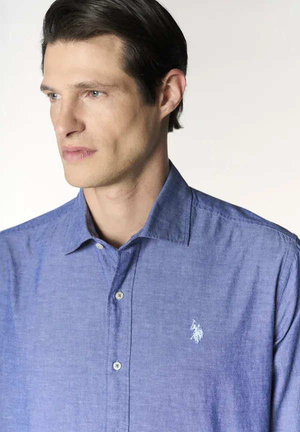 Рубашка дышащая Shirt U.S. Polo Assn., blu, синий — фото 4