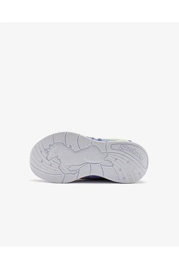 Детские кроссовки для девочек с графическим принтом Skechers, Purple — фото 4