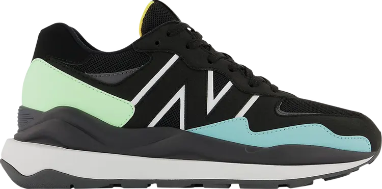 

Кроссовки New Balance 57/40 Big Kid 'Black Vibrant Spring Glow', черный