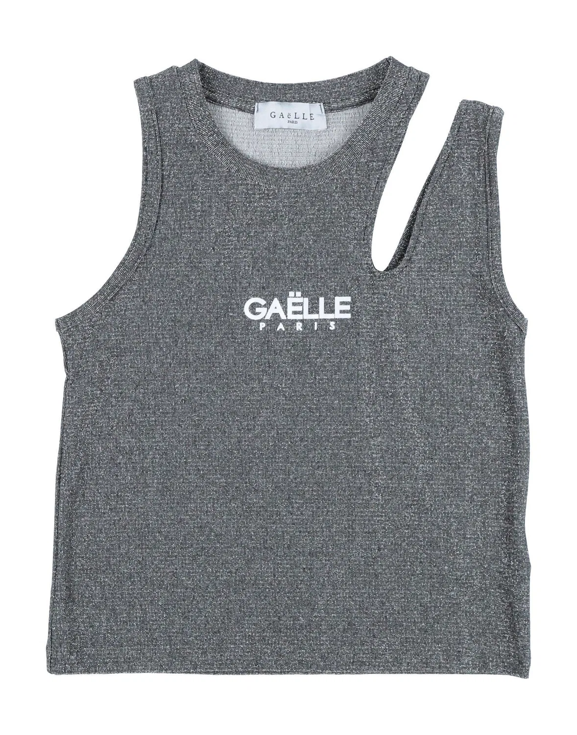 Топ с логотипом Gaëlle Paris, черный