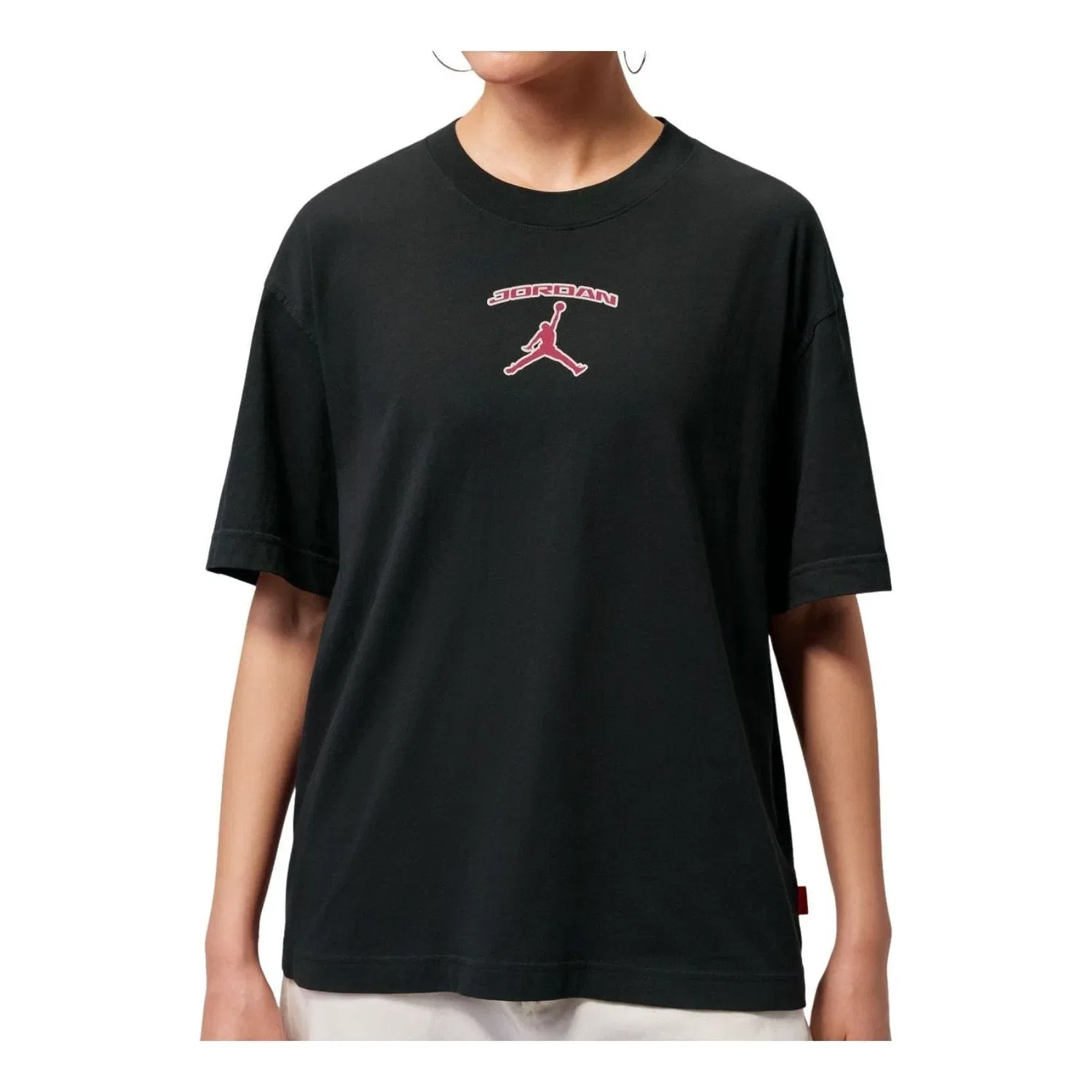 Женская футболка с принтом Air Jordan T-Shirt, черный