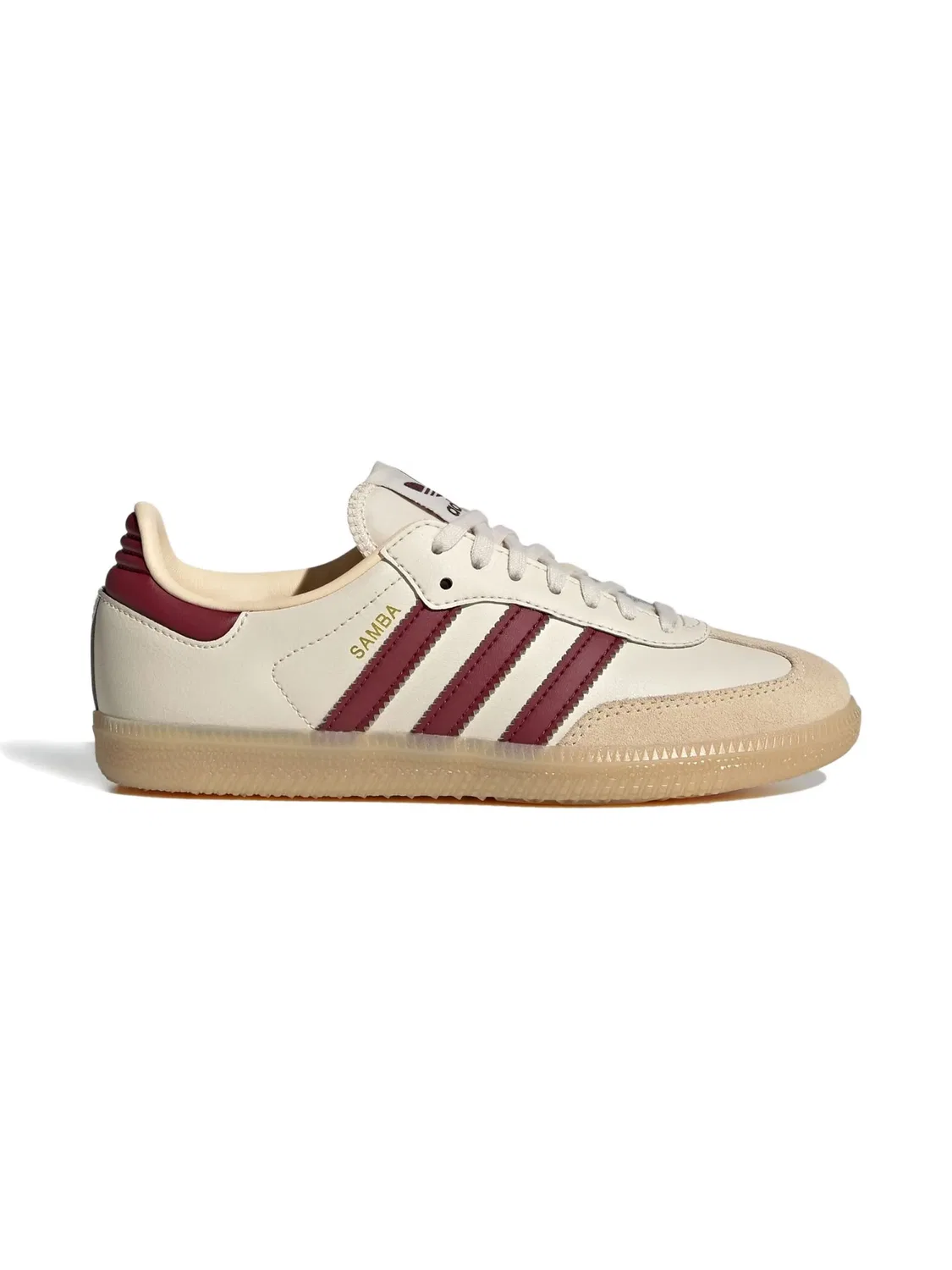 Кроссовки Samba OG Wonder White Shadow Red Adidas, нейтральные цвета — фото 2